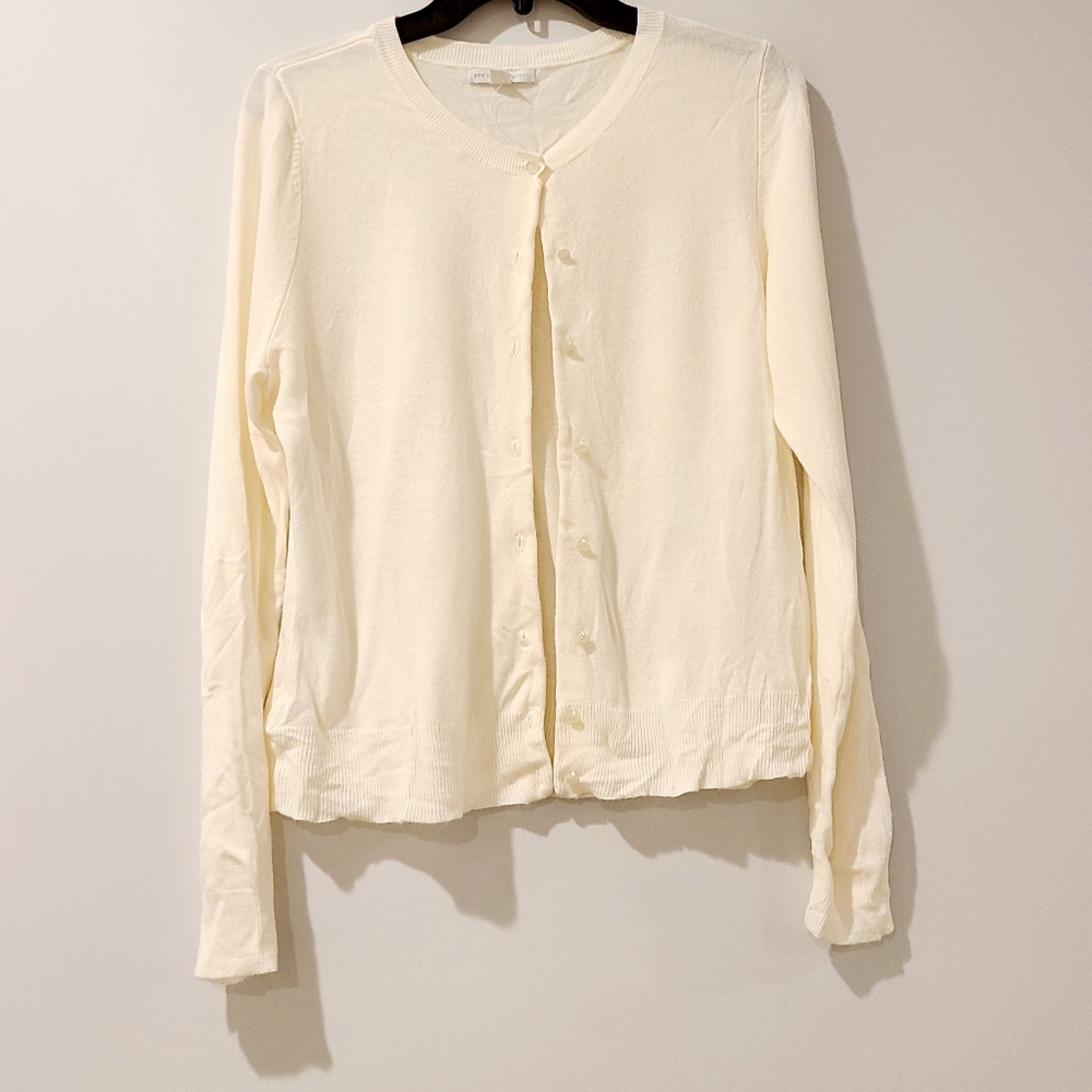 NY&C Off White Button Cardigan sz XL